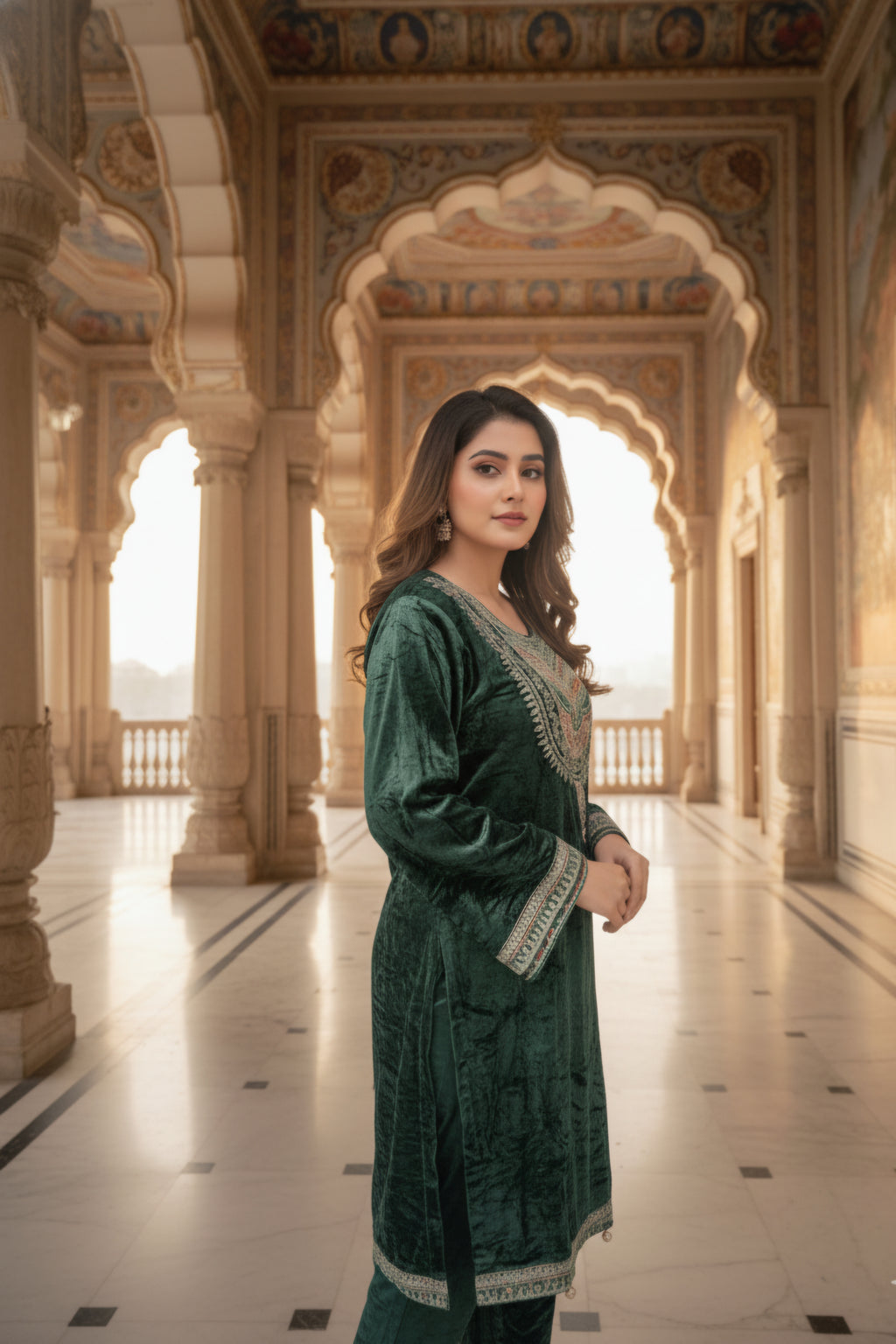 Velvet Co-ord Set for Women