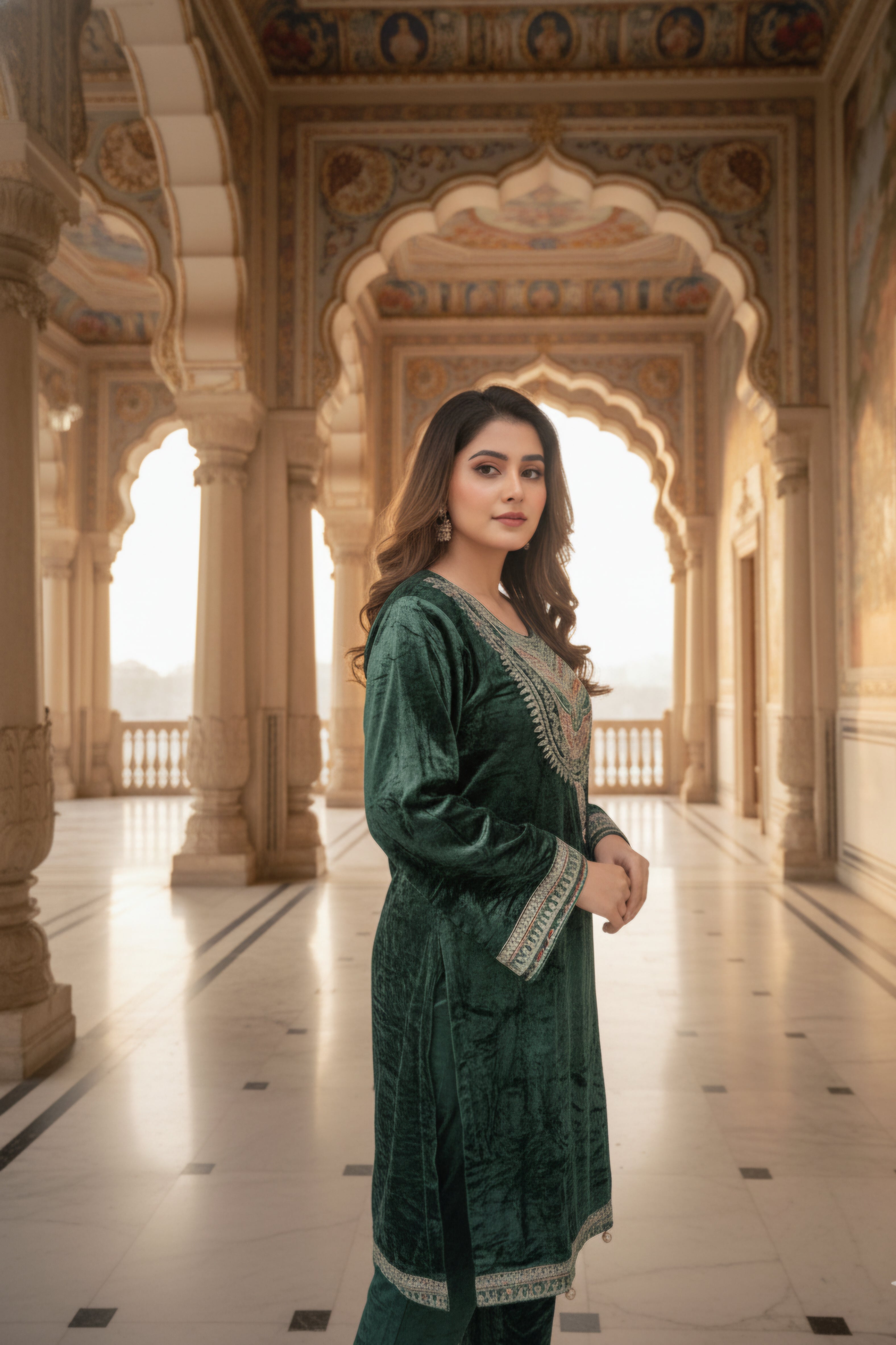 Velvet Co-ord Set for Women