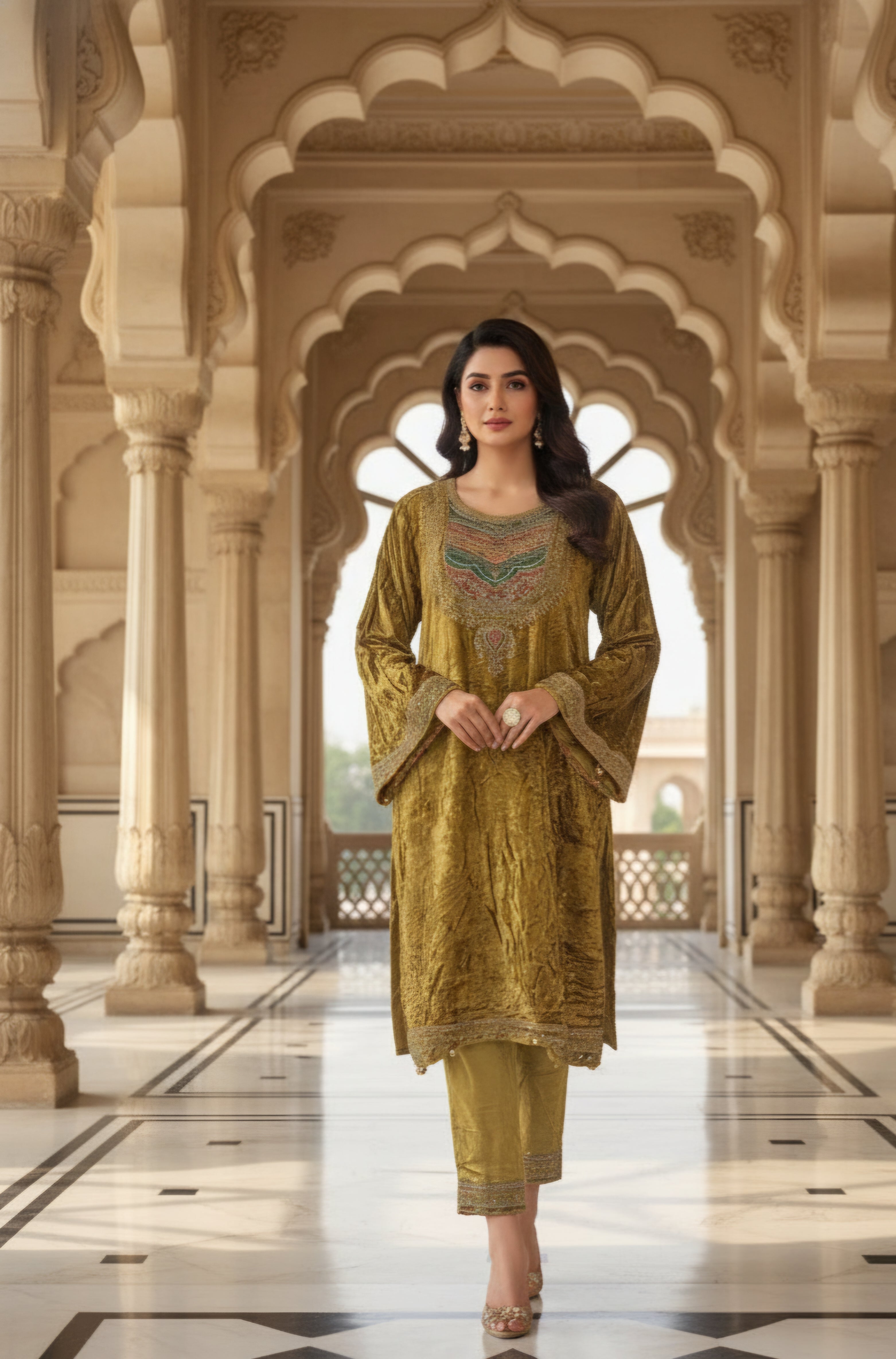 Velvet Co-ord Set for Women