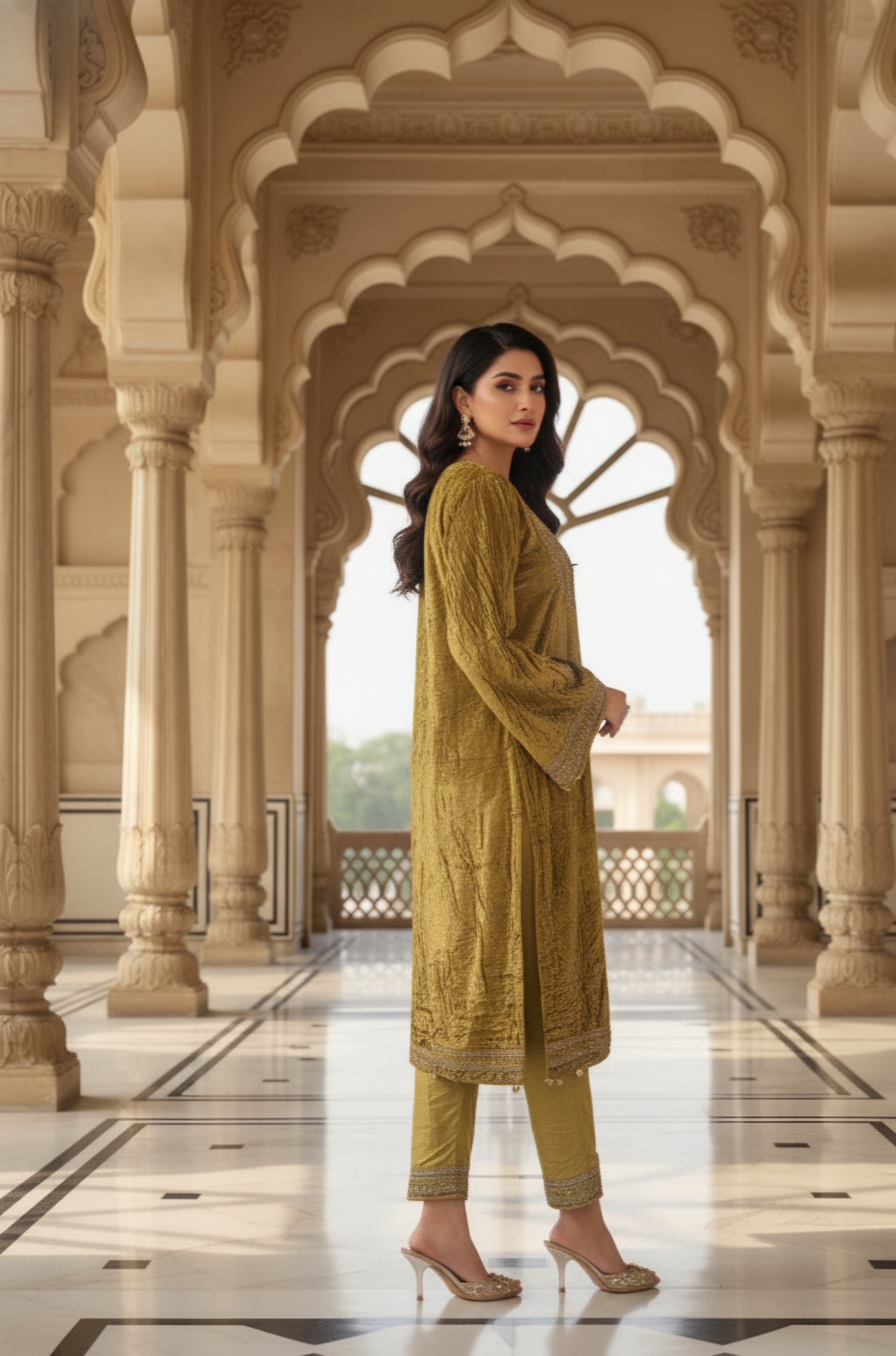 Velvet Co-ord Set for Women