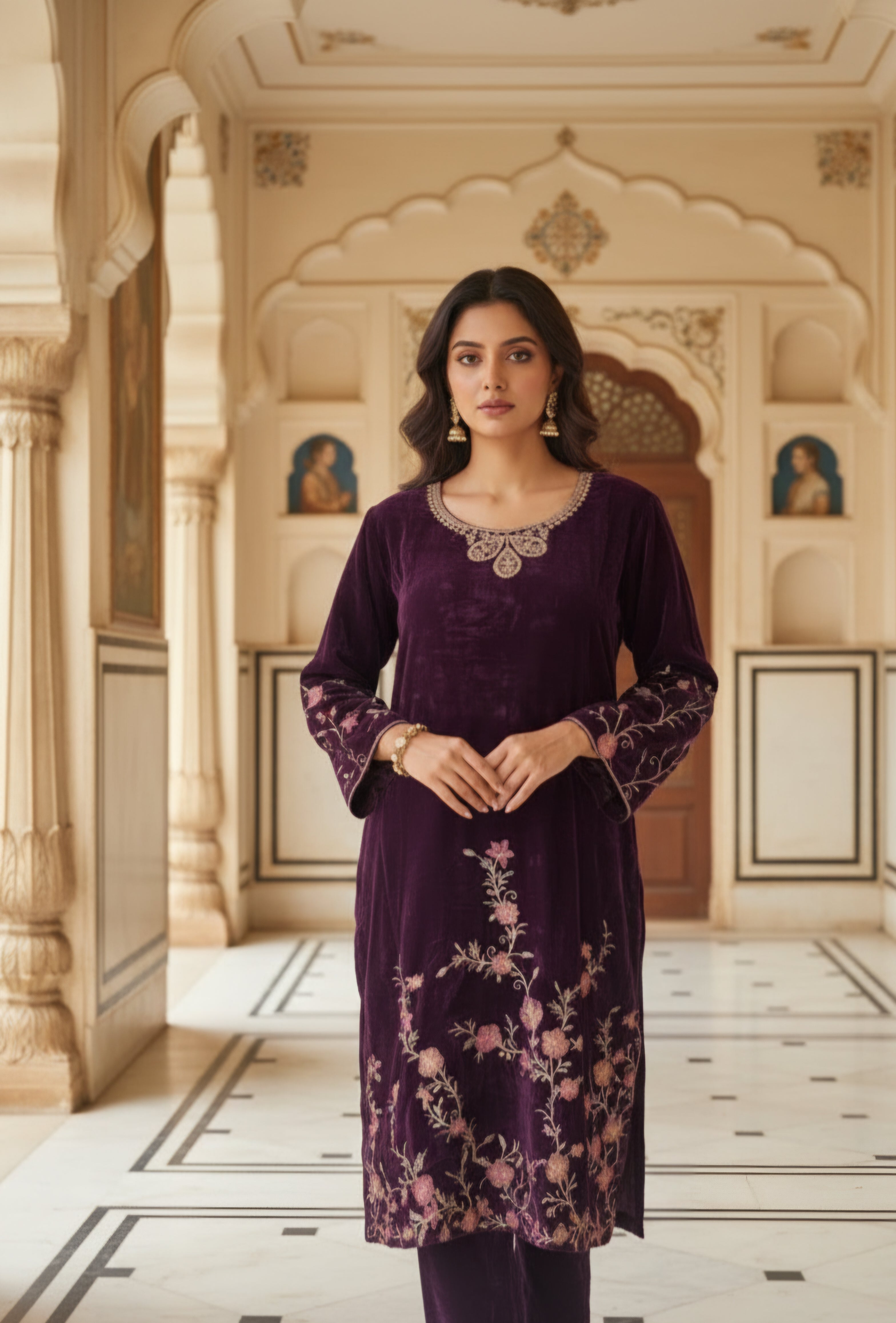 Velvet Co-ord Set for Women