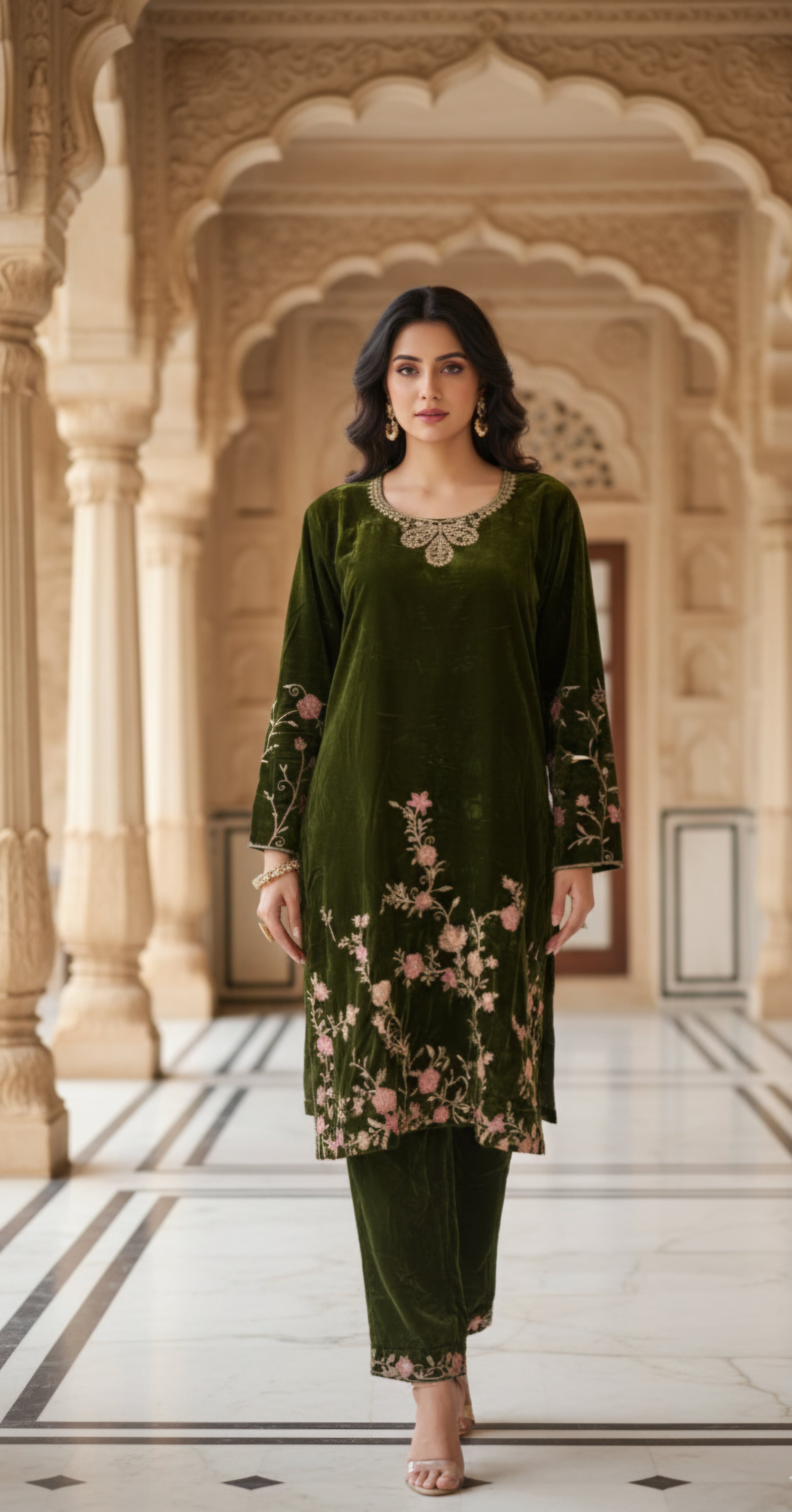 Velvet Co-ord Set for Women