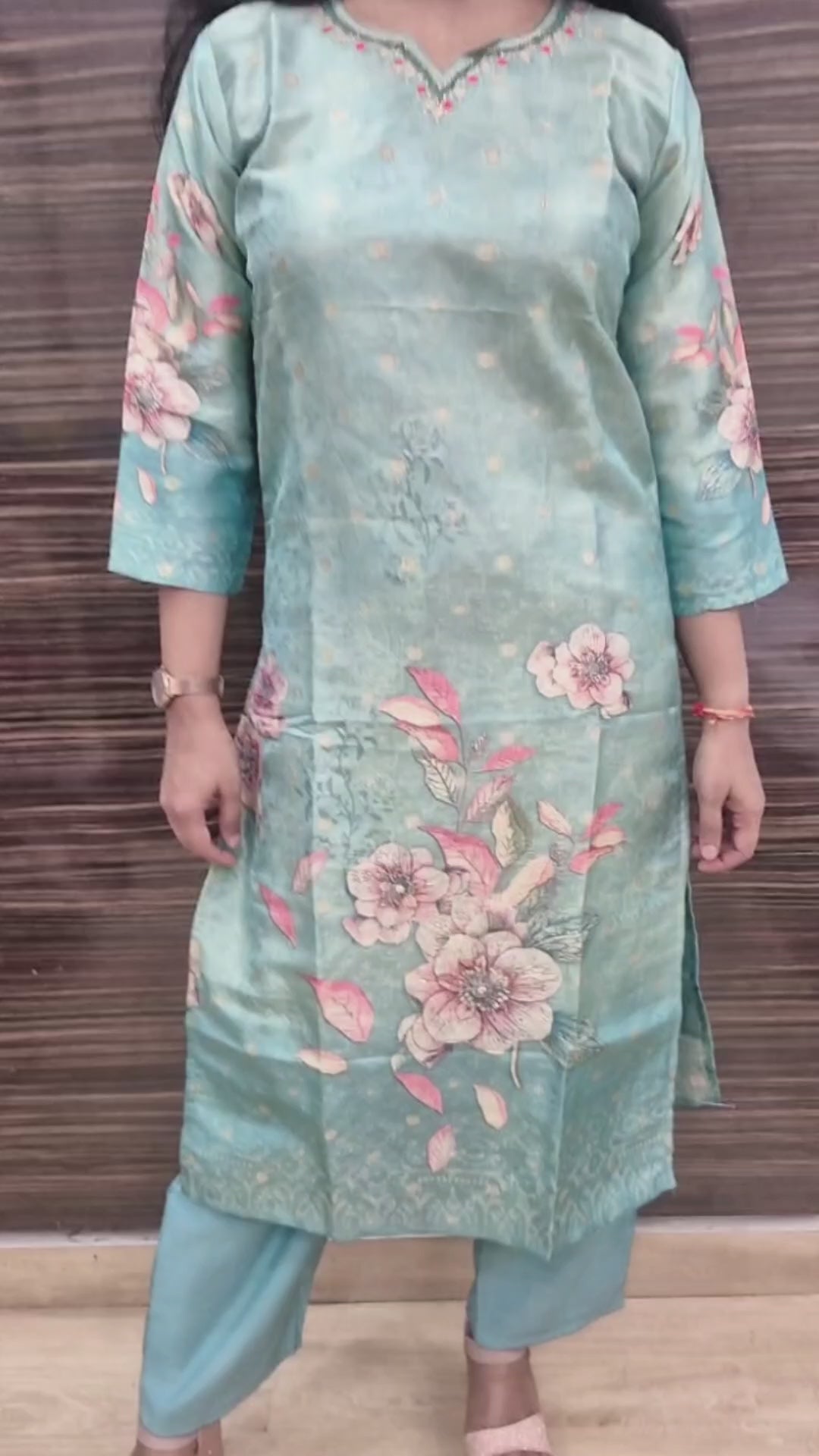 Ethnic Motifs Regular Kurta with Trousers & Dupatta